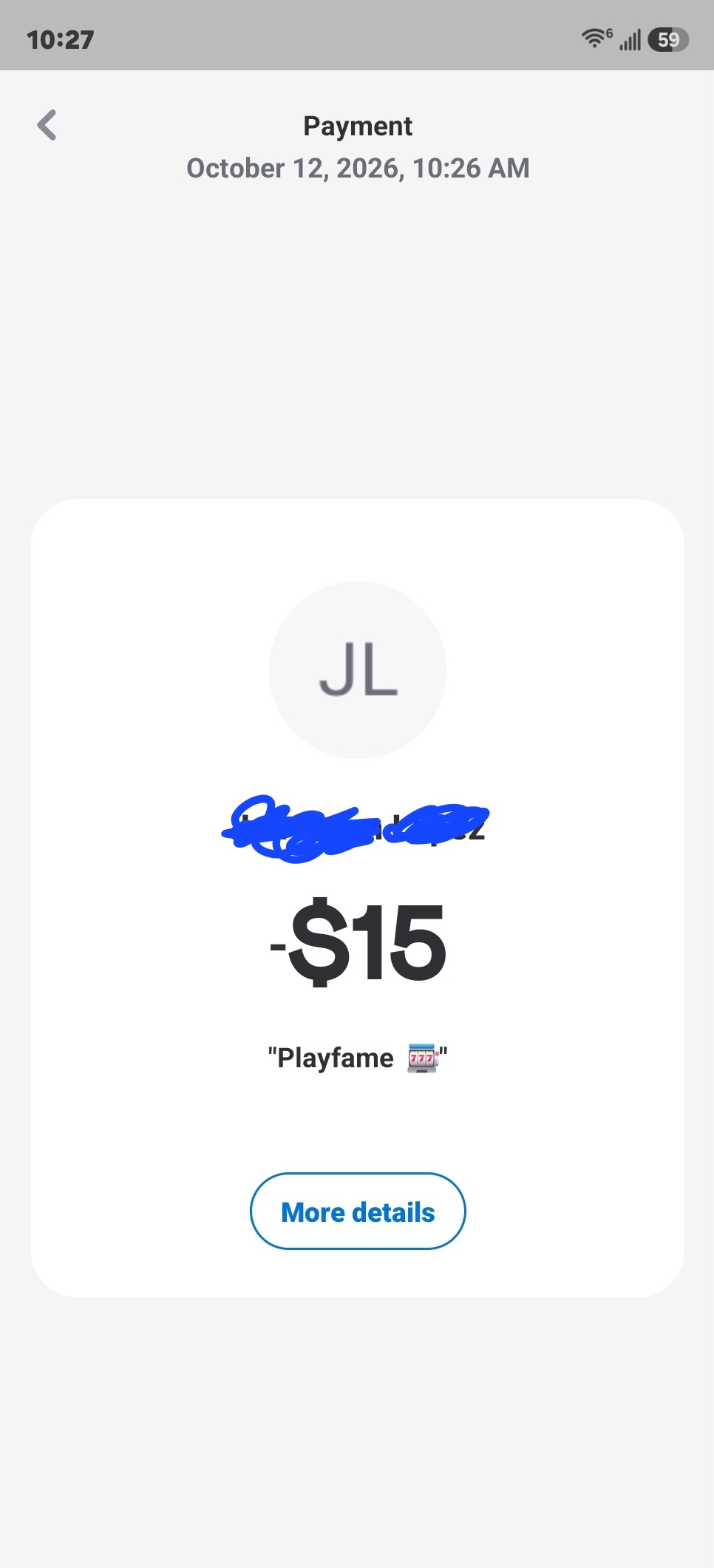 Payment proof